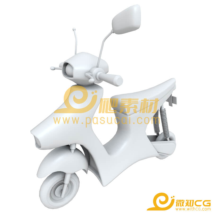 概念电动车电瓶车电动自行车C4D模型ddc014